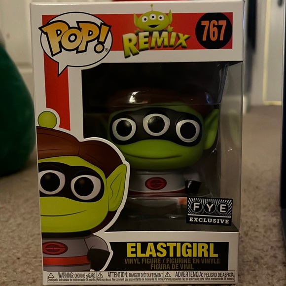 Funko Toys Used Funko Pop Pixar Remix Elastigirl Fye Exclusive 767